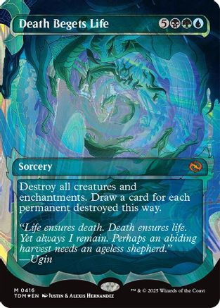 Death Begets Life (Showcase) (Halo Foil) - Tarkir: Dragonstorm #416