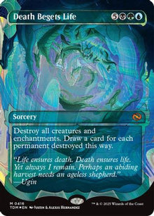 Death Begets Life (Showcase) (Halo Foil) - Tarkir: Dragonstorm #416