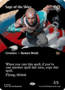 Sage of the Skies (Borderless) - Tarkir: Dragonstorm #328