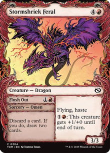 Stormshriek Feral (Showcase) - Tarkir: Dragonstorm #304