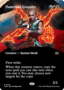 Flamehold Grappler (Borderless) - Tarkir: Dragonstorm #359