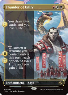 Thunder of Unity (Borderless) - Tarkir: Dragonstorm #391