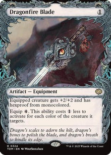 Dragonfire Blade (Showcase) - Tarkir: Dragonstorm #324