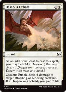 Osseous Exhale - Tarkir: Dragonstorm #17