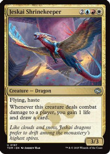 Jeskai Shrinekeeper - Tarkir: Dragonstorm #197