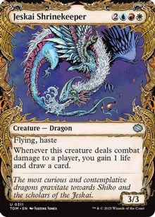 Jeskai Shrinekeeper (Showcase) - Tarkir: Dragonstorm #311