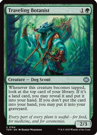 Traveling Botanist - Tarkir: Dragonstorm #164