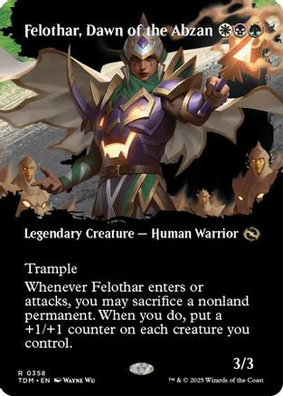 Felothar, Dawn of the Abzan (Borderless) - Tarkir: Dragonstorm #358