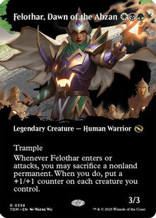 Felothar, Dawn of the Abzan (Borderless) - Tarkir: Dragonstorm #358