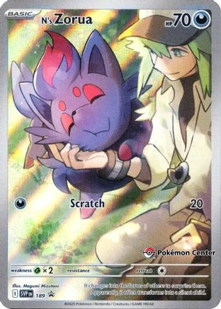 N's Zorua - 189 (Pokemon Center Exclusive) - SV: Scarlet & Violet Promo Cards #189