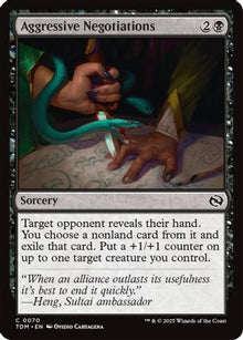 Aggressive Negotiations - Tarkir: Dragonstorm #70