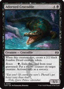 Adorned Crocodile - Tarkir: Dragonstorm #69