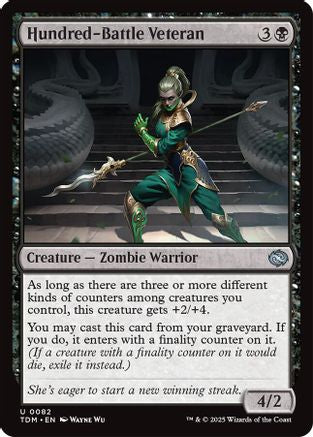 Hundred-Battle Veteran - Tarkir: Dragonstorm #82