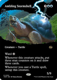 Ambling Stormshell (Borderless) - Tarkir: Dragonstorm #332