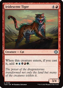 Iridescent Tiger - Tarkir: Dragonstorm #109