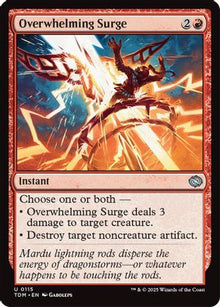 Overwhelming Surge - Tarkir: Dragonstorm #115