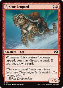 Rescue Leopard - Tarkir: Dragonstorm #116