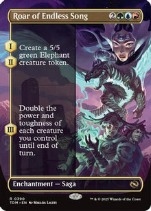Roar of Endless Song (Borderless) - Tarkir: Dragonstorm #390