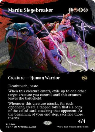 Mardu Siegebreaker (Borderless) - Tarkir: Dragonstorm #364