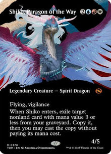 Shiko, Paragon of the Way (Borderless) - Tarkir: Dragonstorm #370