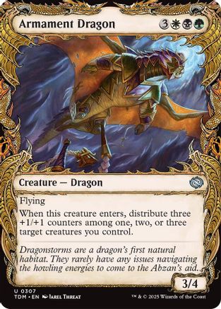 Armament Dragon (Showcase) - Tarkir: Dragonstorm #307