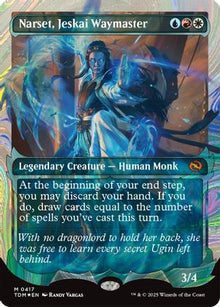 Narset, Jeskai Waymaster (Showcase) (Halo Foil) - Tarkir: Dragonstorm #417