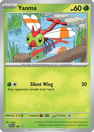 Yanma - 185 - SV: Scarlet & Violet Promo Cards #185