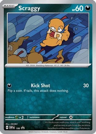 Scraggy - 186 - SV: Scarlet & Violet Promo Cards #186