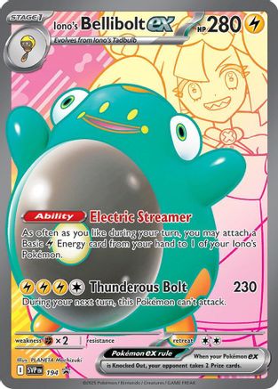Iono's Bellibolt ex - 194 - SV: Scarlet & Violet Promo Cards #194