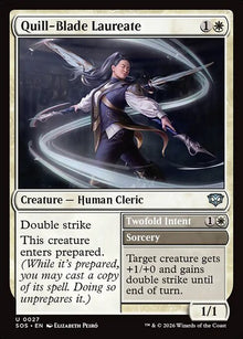 Quill-Blade Laureate // Twofold Intent — sos — 27