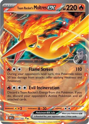 Team Rocket's Moltres ex - SV10: Destined Rivals #031