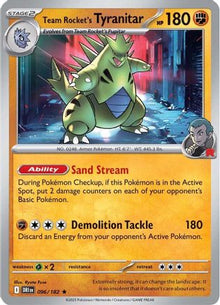 Team Rocket's Tyranitar - SV10: Destined Rivals #096