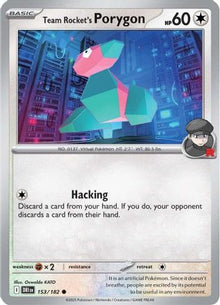 Team Rocket's Porygon - SV10: Destined Rivals #153