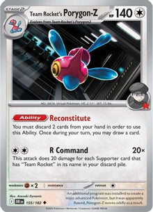 Team Rocket's Porygon-Z - SV10: Destined Rivals #155