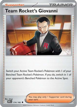 Team Rocket's Giovanni - SV10: Destined Rivals #174