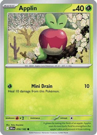 Applin - SV10: Destined Rivals #016