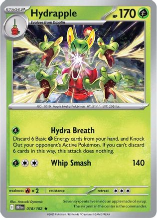 Hydrapple - 018/182 - SV10: Destined Rivals #018