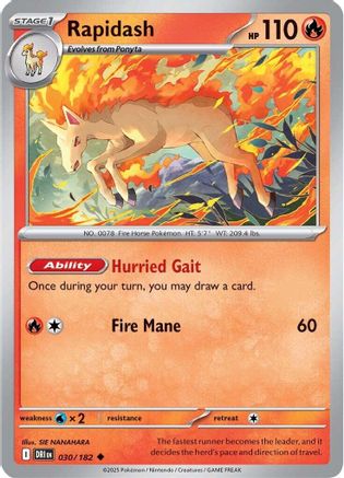 Rapidash - 030/182 - SV10: Destined Rivals #030