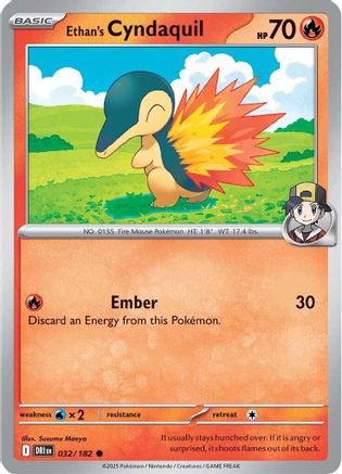 Ethan's Cyndaquil - SV10: Destined Rivals #032