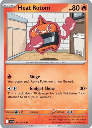 Heat Rotom - SV10: Destined Rivals #043