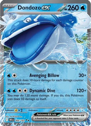 Dondozo ex - 066/182 - SV10: Destined Rivals #066