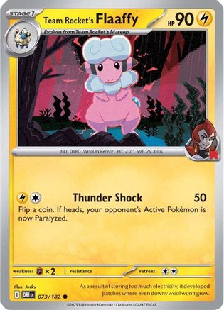 Team Rocket's Flaaffy - SV10: Destined Rivals #073