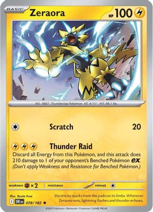 Zeraora - SV10: Destined Rivals #078