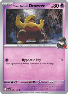 Team Rocket's Drowzee - SV10: Destined Rivals #079
