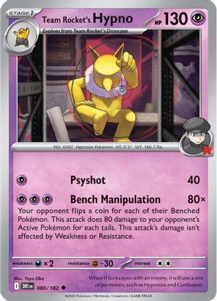 Team Rocket's Hypno - SV10: Destined Rivals #080