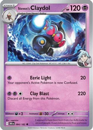 Steven's Claydol - SV10: Destined Rivals #084