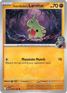 Team Rocket's Larvitar - SV10: Destined Rivals #094