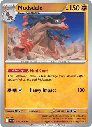 Mudsdale - SV10: Destined Rivals #108