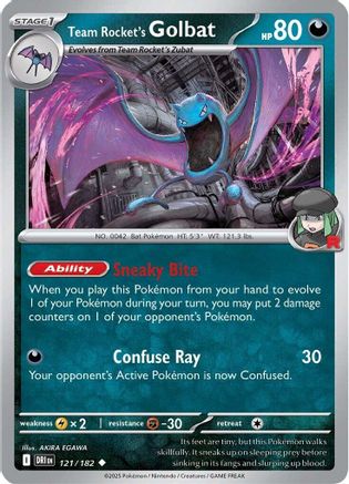 Team Rocket's Golbat - SV10: Destined Rivals #121