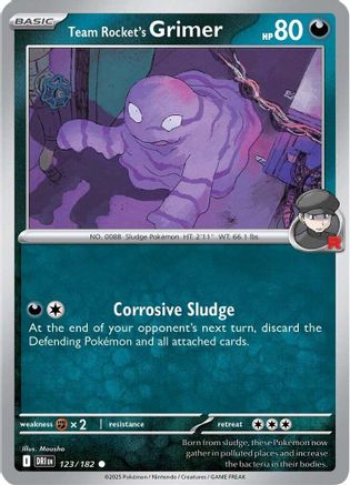 Team Rocket's Grimer - SV10: Destined Rivals #123